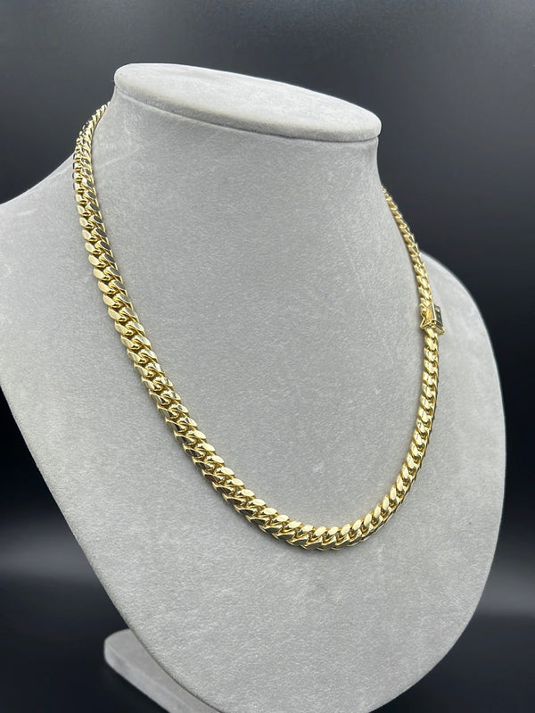 New Gold 14K Solid Italian Cuban Chain by GO™