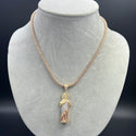 New Gold 14K Moon Ice Chain With Pendant by GO™