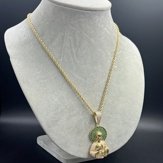 New Gold 14k Rope chain with Pendant  by GO™