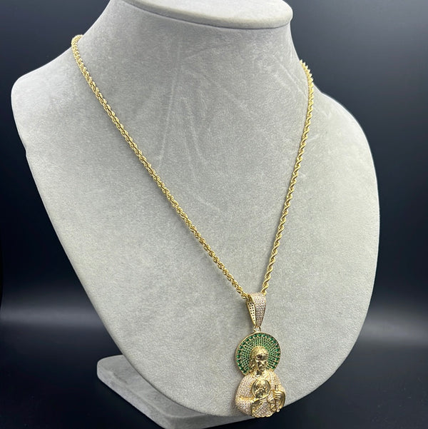 New Gold 14k Rope chain with Pendant  by GO™