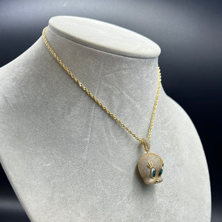 New Gold 14K Rope Chain With Tweety Pendant