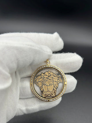 New Gold 14K Versace Pendant by GO™