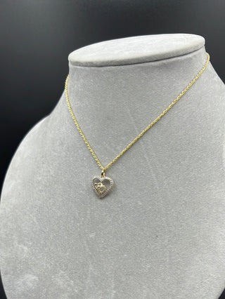 New Gold 14k Women Rope Chain with Heart pendant  by GO™