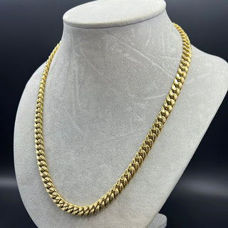 New Gold 14K Hollow Miami Cuban  Chain by GO™